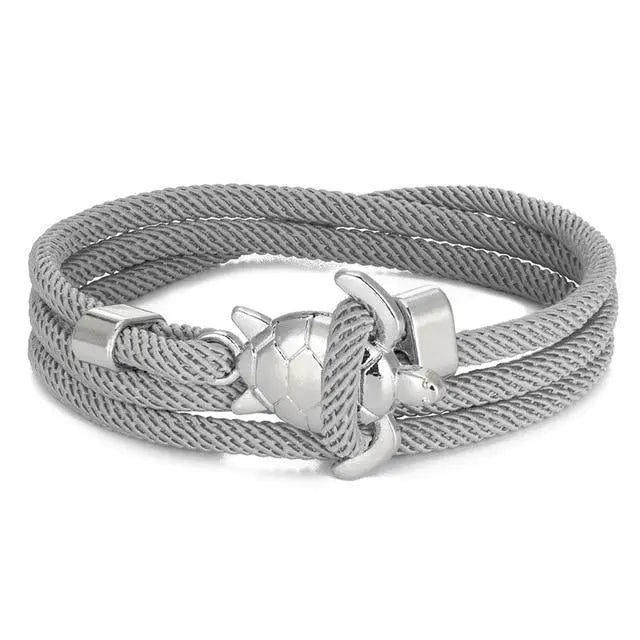 Pulsera hecha a mano con tortuga marina