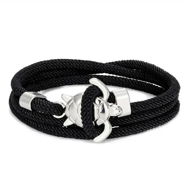 Pulsera hecha a mano con tortuga marina