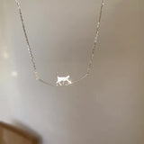 Collar de escalada para gatos en plata