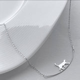 Collar de escalada para gatos en plata