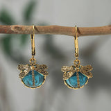 Pendientes circulares de plata antigua