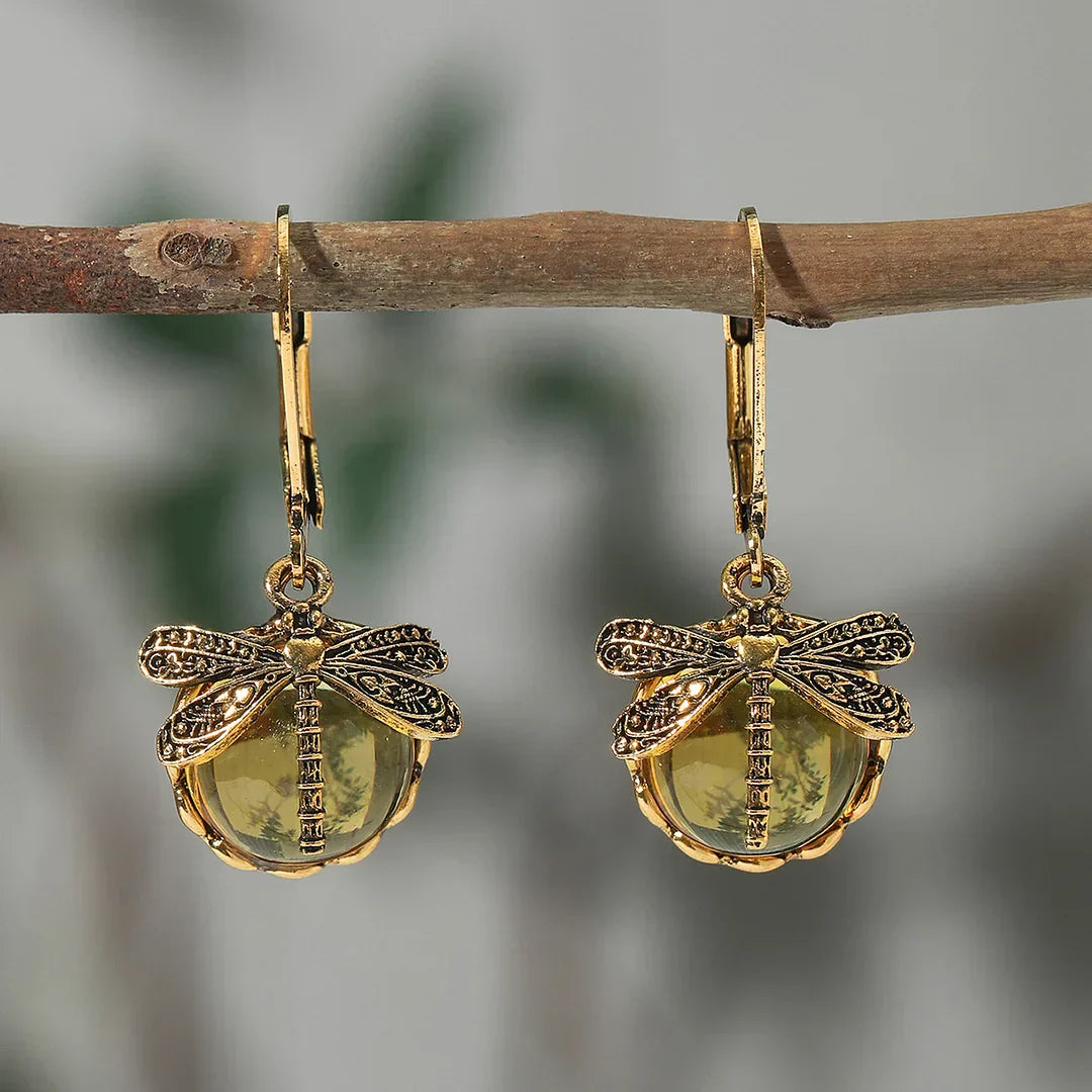 Pendientes circulares de plata antigua