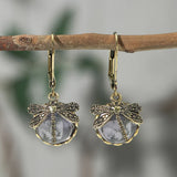 Pendientes circulares de plata antigua