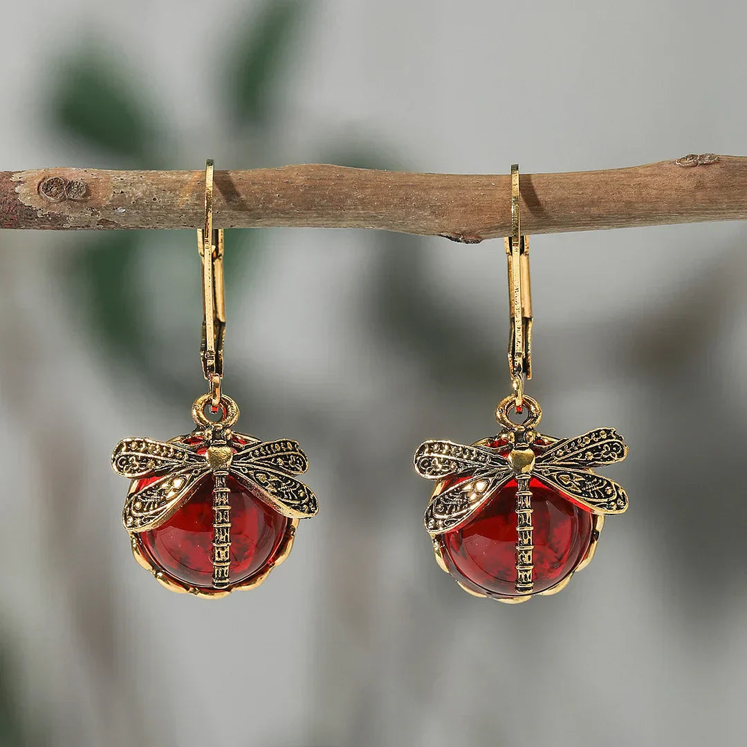 Pendientes circulares de plata antigua