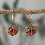 Pendientes circulares de plata antigua