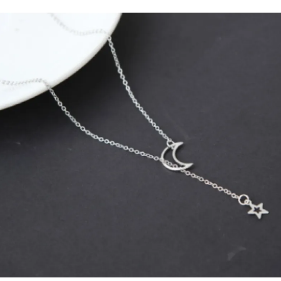 Collar Corto Estrella de Luna
