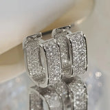 Pendientes de cristal lujosos