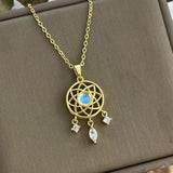 Collar de piedra lunar - Atrapasueños