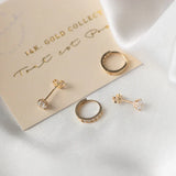 Conjunto de pendientes "Dara Brillant" con piedras