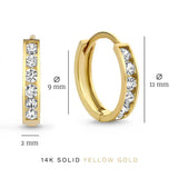Conjunto de pendientes "Dara Brillant" con piedras