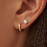 Conjunto de pendientes "Dara Brillant" con piedras