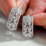 Pendientes Brillo Plateado