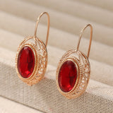 Pendientes Thalessia de oro rosa