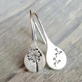 Pendientes de encaje en plata