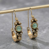 Pendientes de estilo étnico-retro con colgante