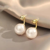 Pendientes con perlas de oro