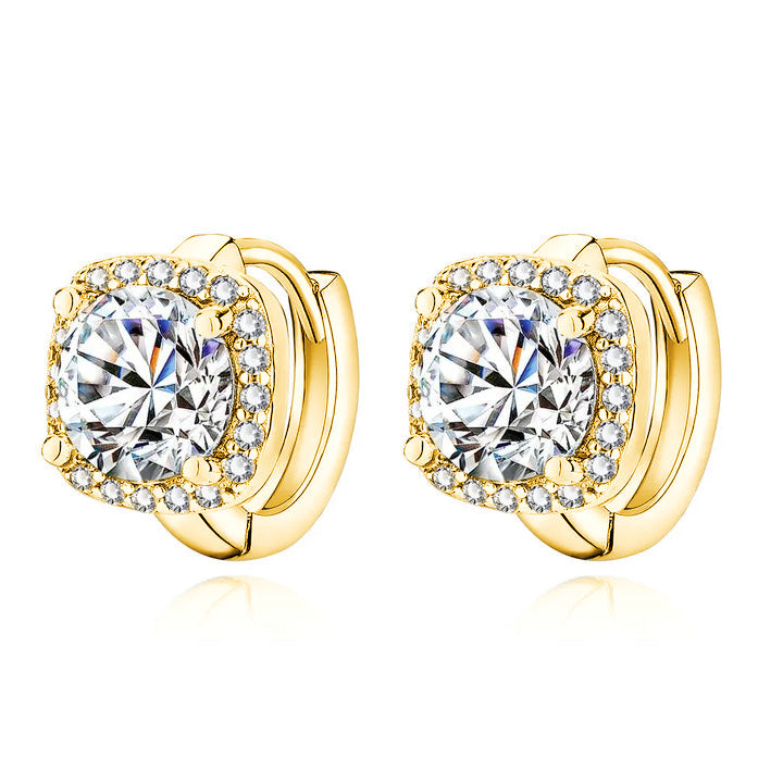 Pendientes de Elegancia Cuadrada