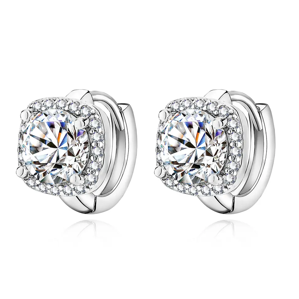 Pendientes de Elegancia Cuadrada