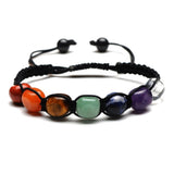 Pulsera de riqueza con piedras naturales mágicas hecha a mano