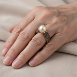 Retro-Goldring con Perla