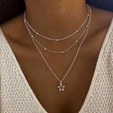 Collar Retro con Estrella