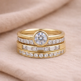 Conjunto de Anillos Retro