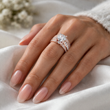 Anillo Retro con Circonitas
