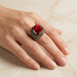 Anillo Clara de oro mixto