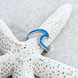 Anillo de Mar en Ópalo y Plata