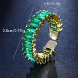 Anillo de oro y esmeralda