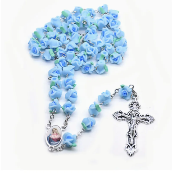 Collar de rosario con ruedas