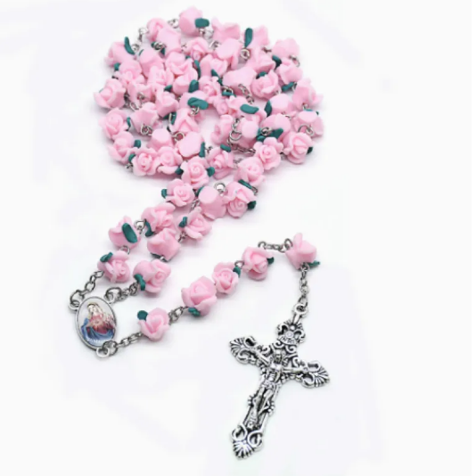 Collar de rosario con ruedas