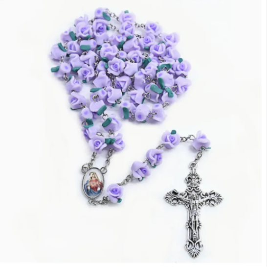 Collar de rosario con ruedas