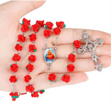 Collar de rosario con ruedas