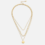 Collar de capas con monedas "Janie"