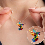 Hermoso collar con golondrina y pendientes como regalo – Oferta por tiempo limitado