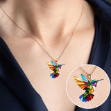 Hermoso collar con golondrina y pendientes como regalo – Oferta por tiempo limitado