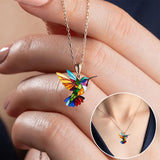 Hermoso collar con golondrina y pendientes como regalo – Oferta por tiempo limitado