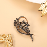 Pendientes Elegantes Negros con Circonitas