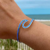 Pulsera de plata "Ópalo del Mar"
