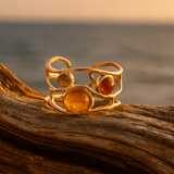 Sofie | Anillo de sol dorado