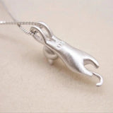 Collar divertido de plata 925