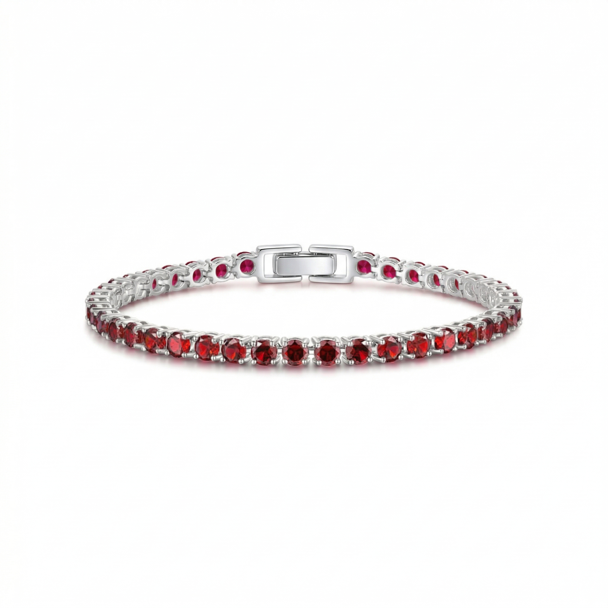Pulsera de Tenis | Oro Blanco