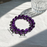 Pulsera Valeria con Perlas Moradas