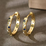 Pendientes Vintage de Oro con Intensivo Brillo