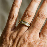 Anillo Vintage de Oro con Circonitas