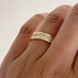 Anillo Vintage de Oro con Circonitas