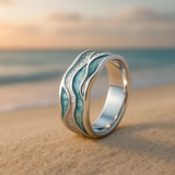 Anillo de olas y mar